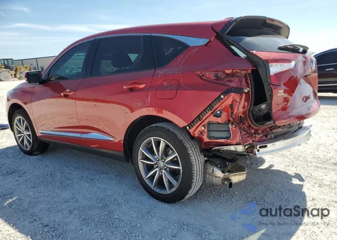 2022 Acura Rdx Technology z USA, uszkodzony, nr VIN 5J8TC1H57NL007691